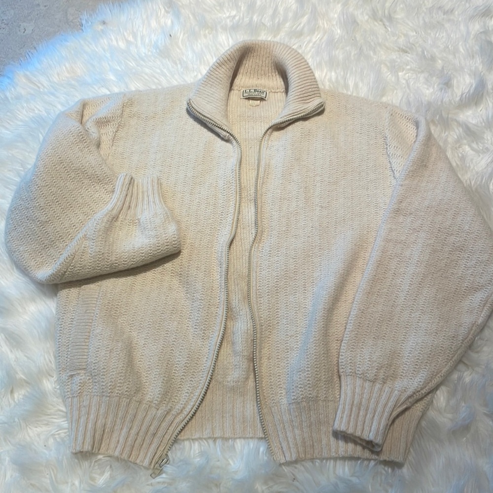 L.L. Bean Cream Sweater